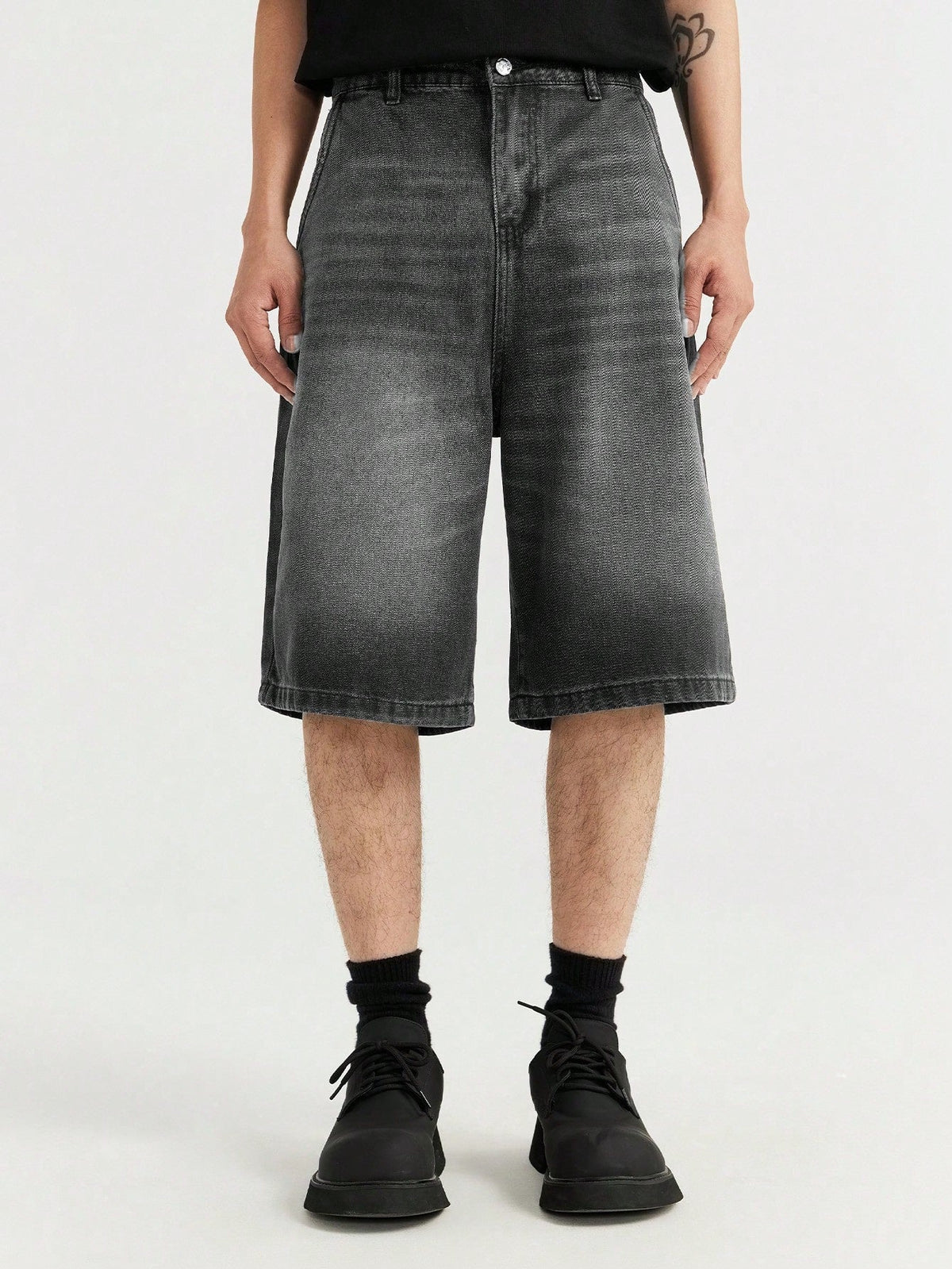 Short Pavtros Denim Lavada Diagonal