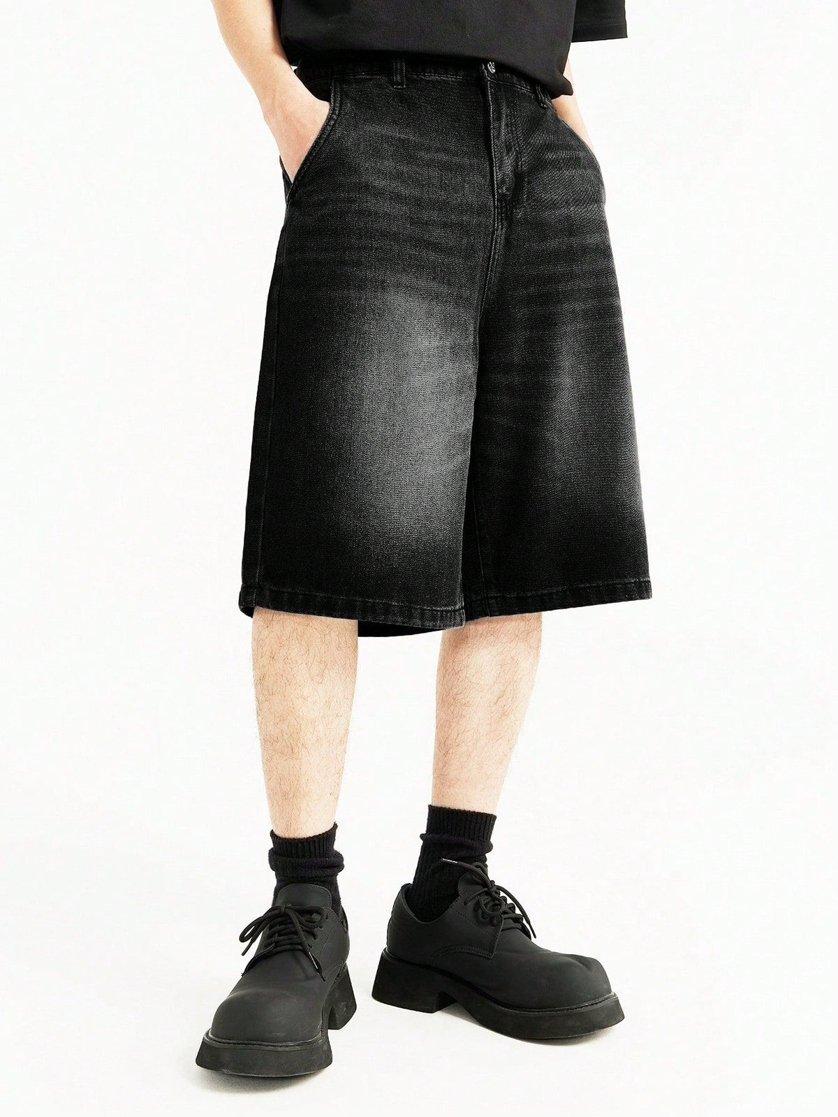 Short Pavtros Denim Lavada Diagonal