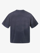 Camiseta Swavvy Flag Washed Black Oversized