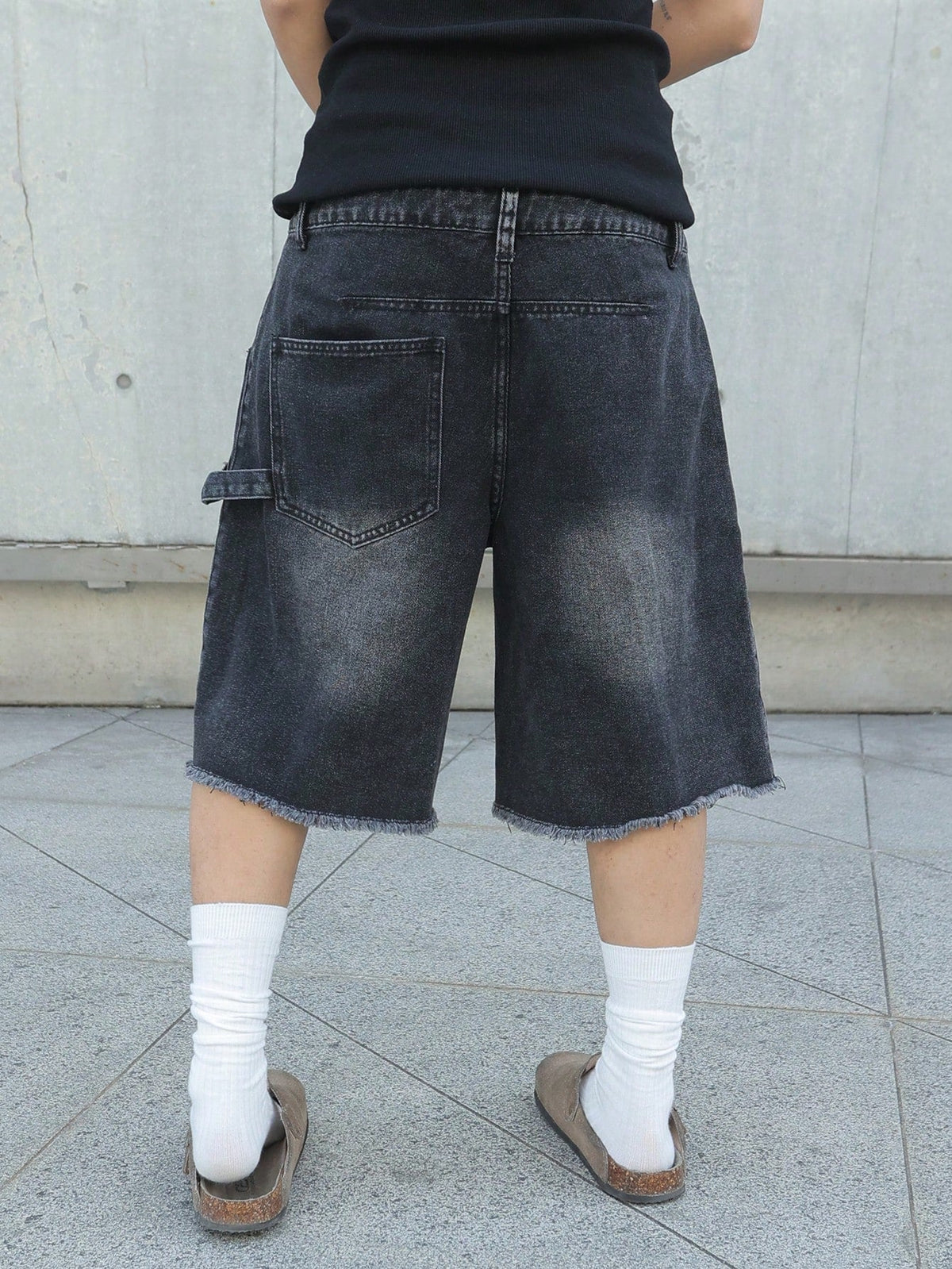 Short Pavtros Denim Black Stusy