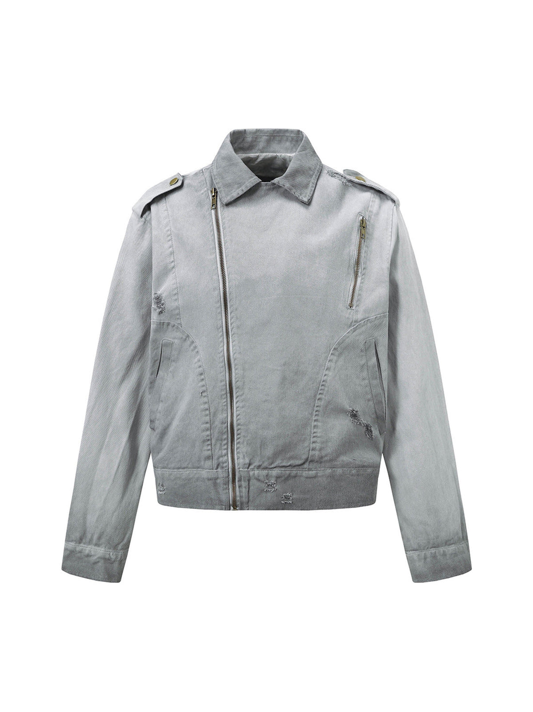 Jaqueta Pavtros Irregular Zip