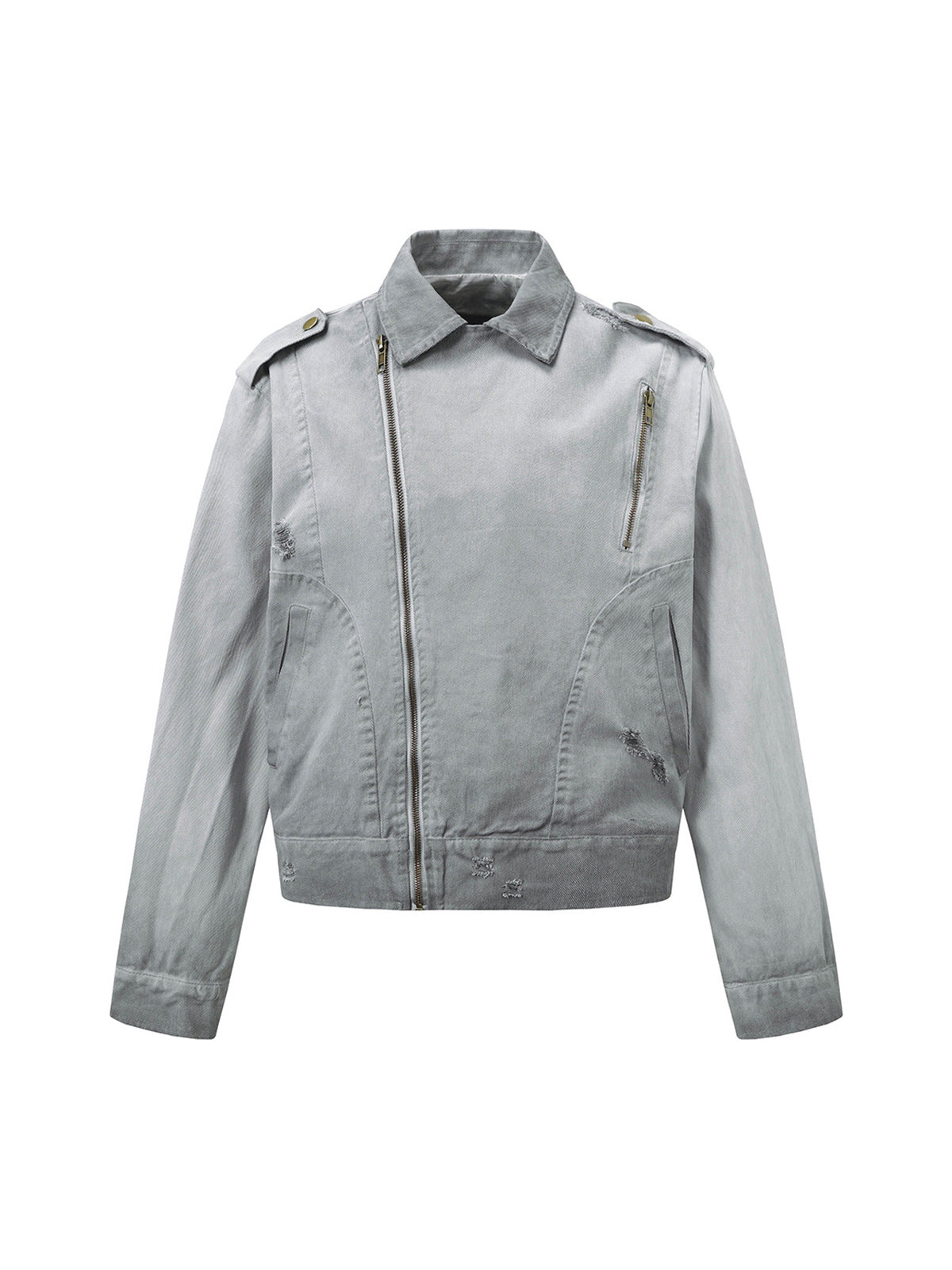 Jaqueta Pavtros Irregular Zip