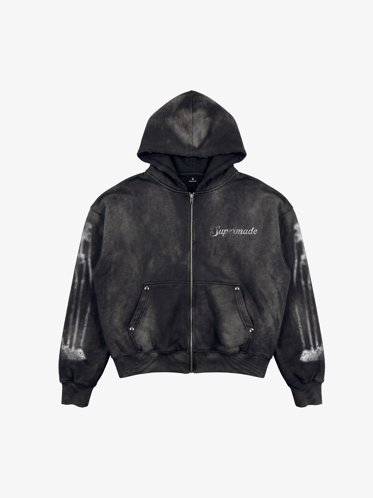 Moletom Pavtros Skull Graphic Washed