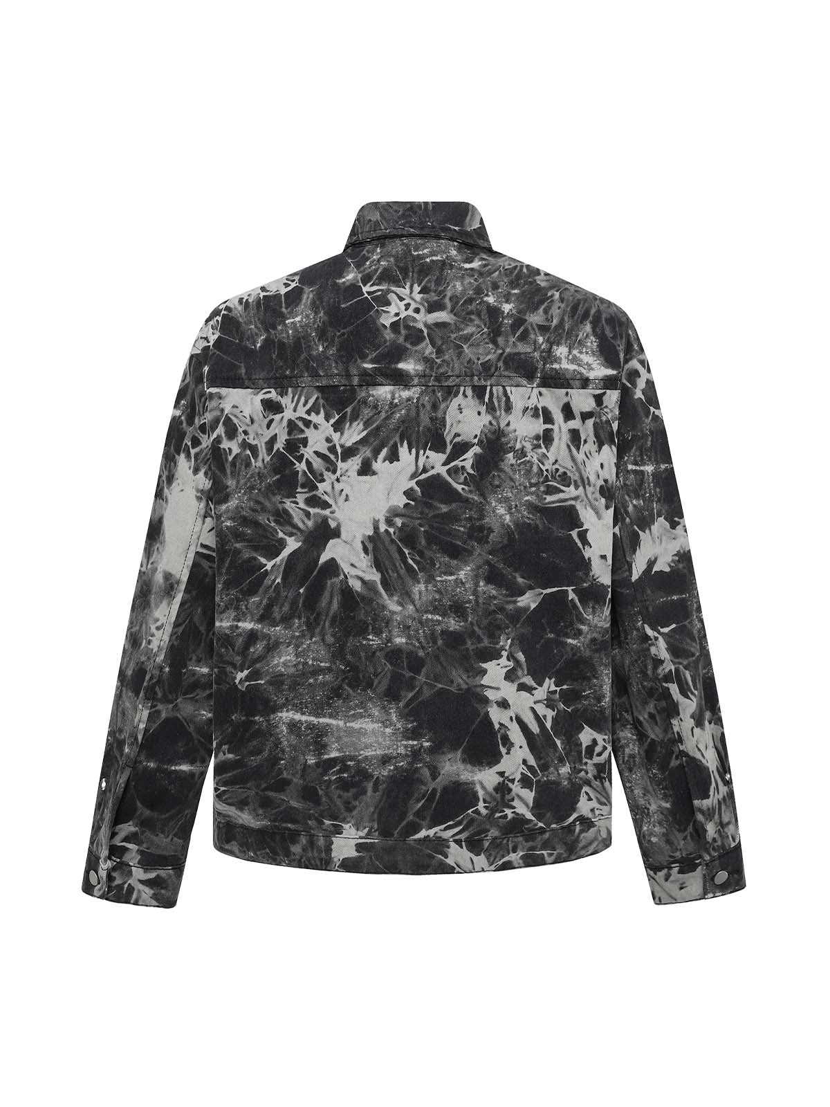 Jaqueta Pavtros Studios Bleach Dye Denim Jacket