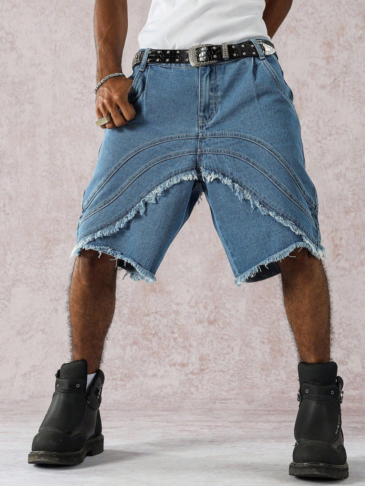 Short Pavtros Denim Jeans Aesthetic