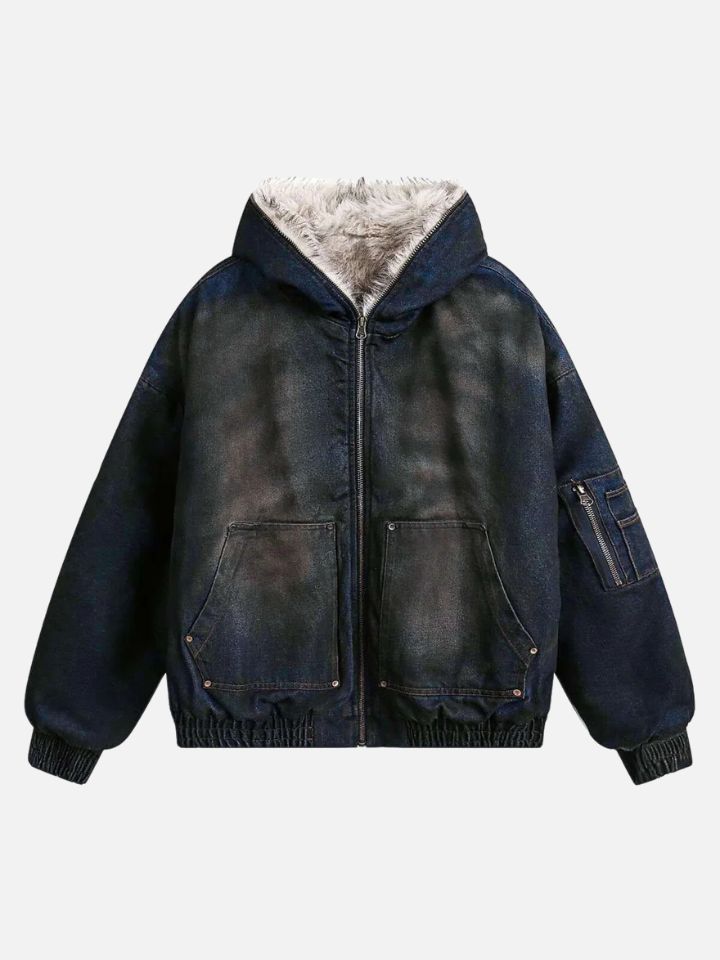 Jaqueta Pavtros Jeans Capuz “Frostburn”