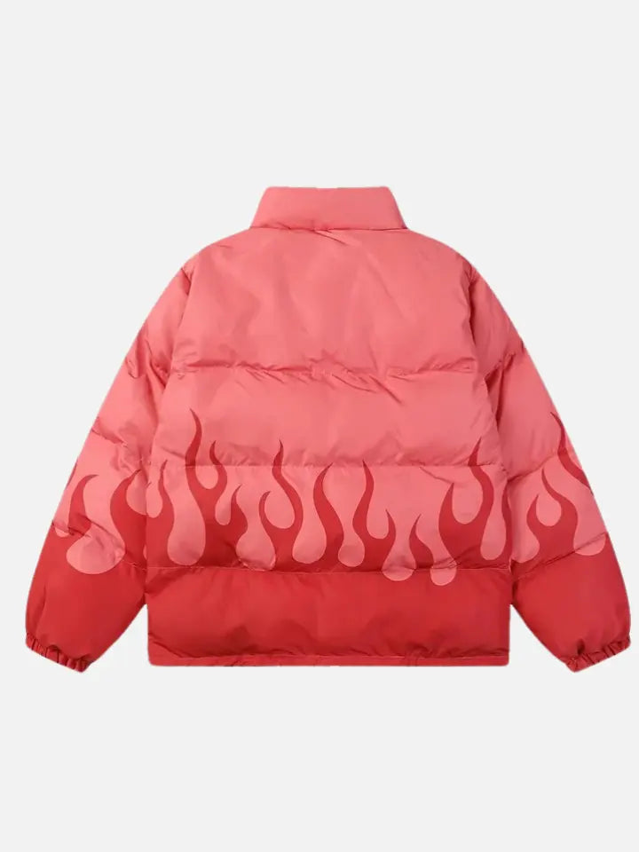 Blusa Pavtros Puffer Gola Alta 'Ares Fire'