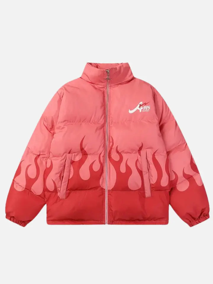 Blusa Pavtros Puffer Gola Alta 'Ares Fire'