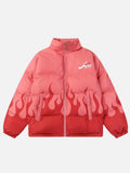Blusa Swavvy Puffer Gola Alta 'Ares Fire'