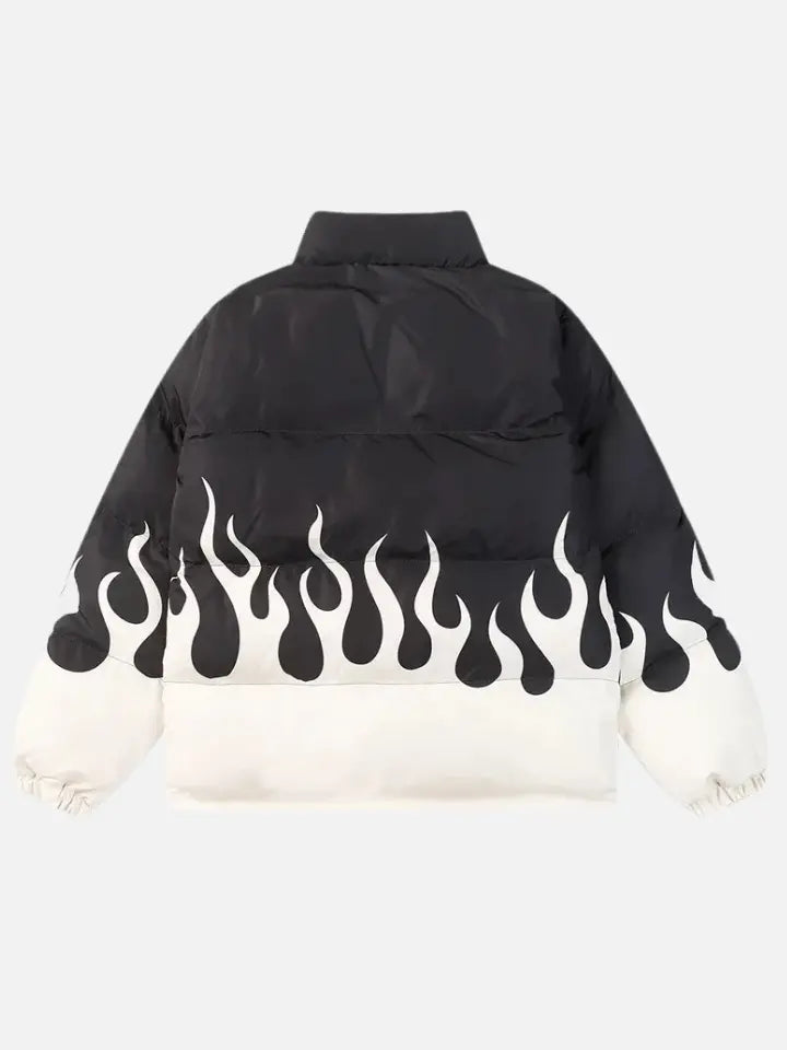 Blusa Pavtros Puffer Gola Alta 'Ares Fire'