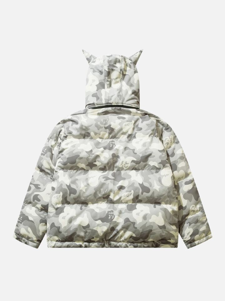 Jaqueta Pavtros Puffer Capuz 'Street Cat'