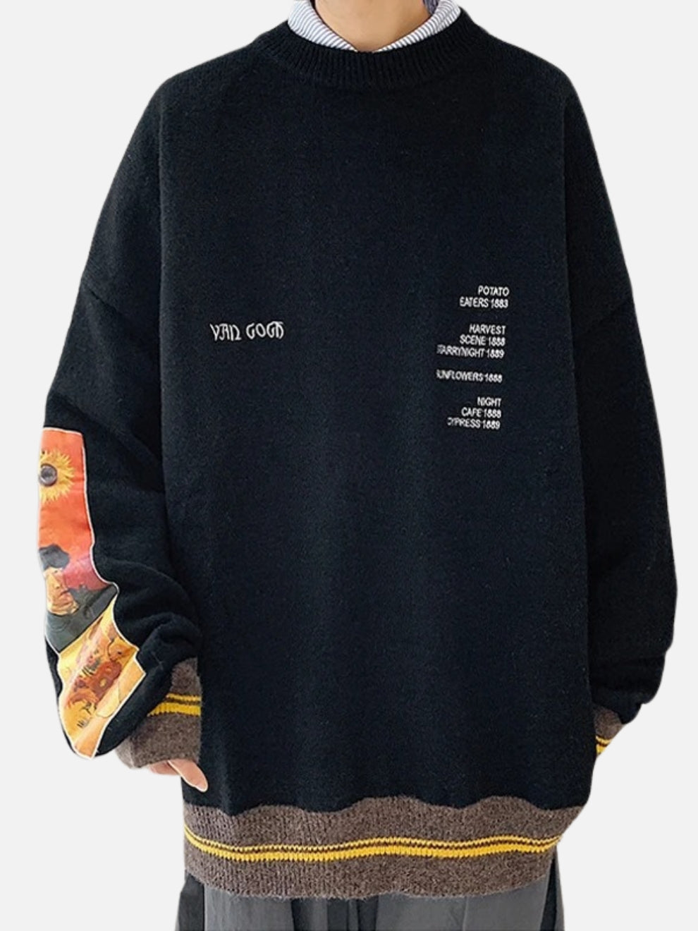 Blusa Pavtros Van Gogh 'Doze Girassóis Numa Jarra'