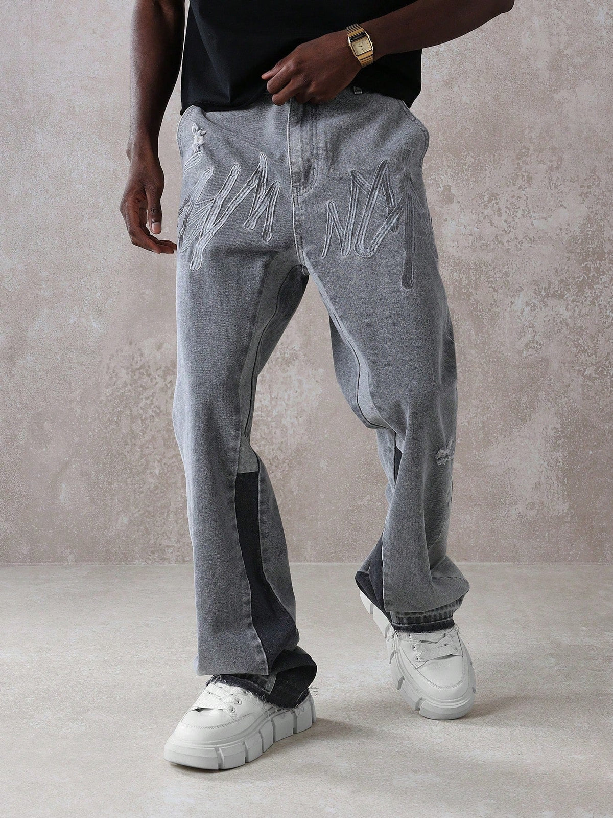 Calça Pavtros Denim Flare
