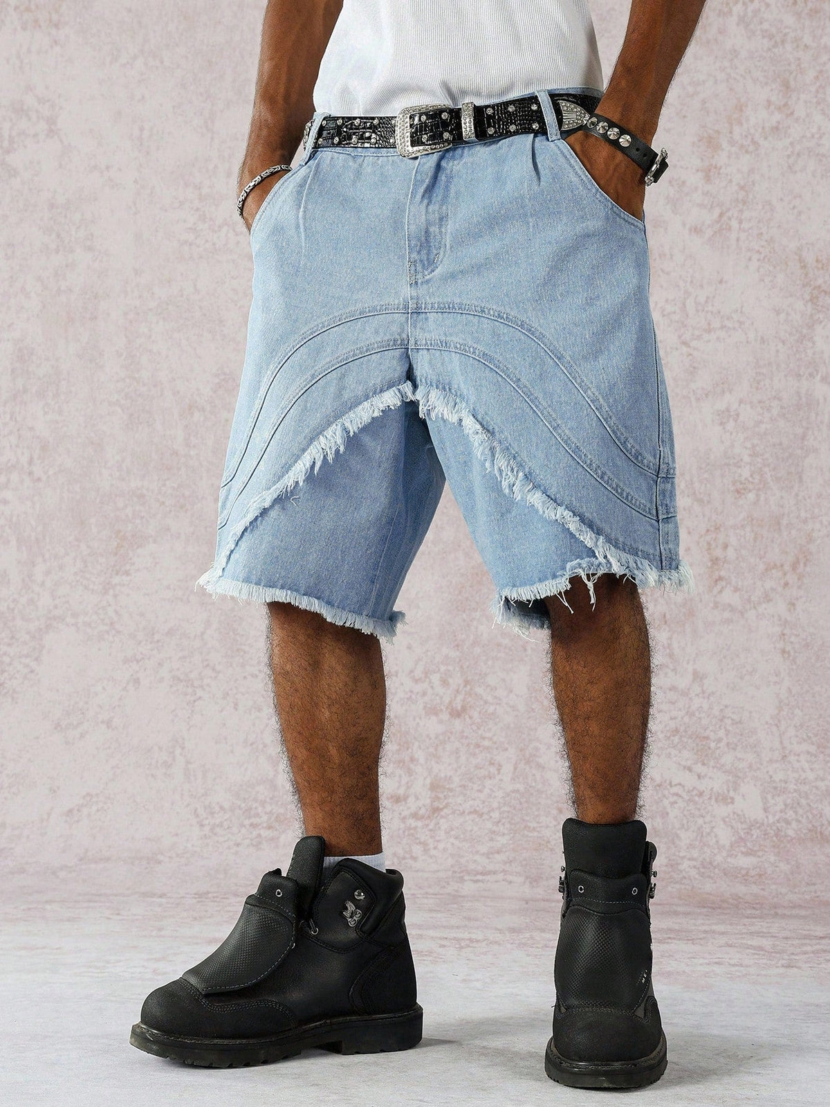 Short Pavtros Denim Jeans Aesthetic