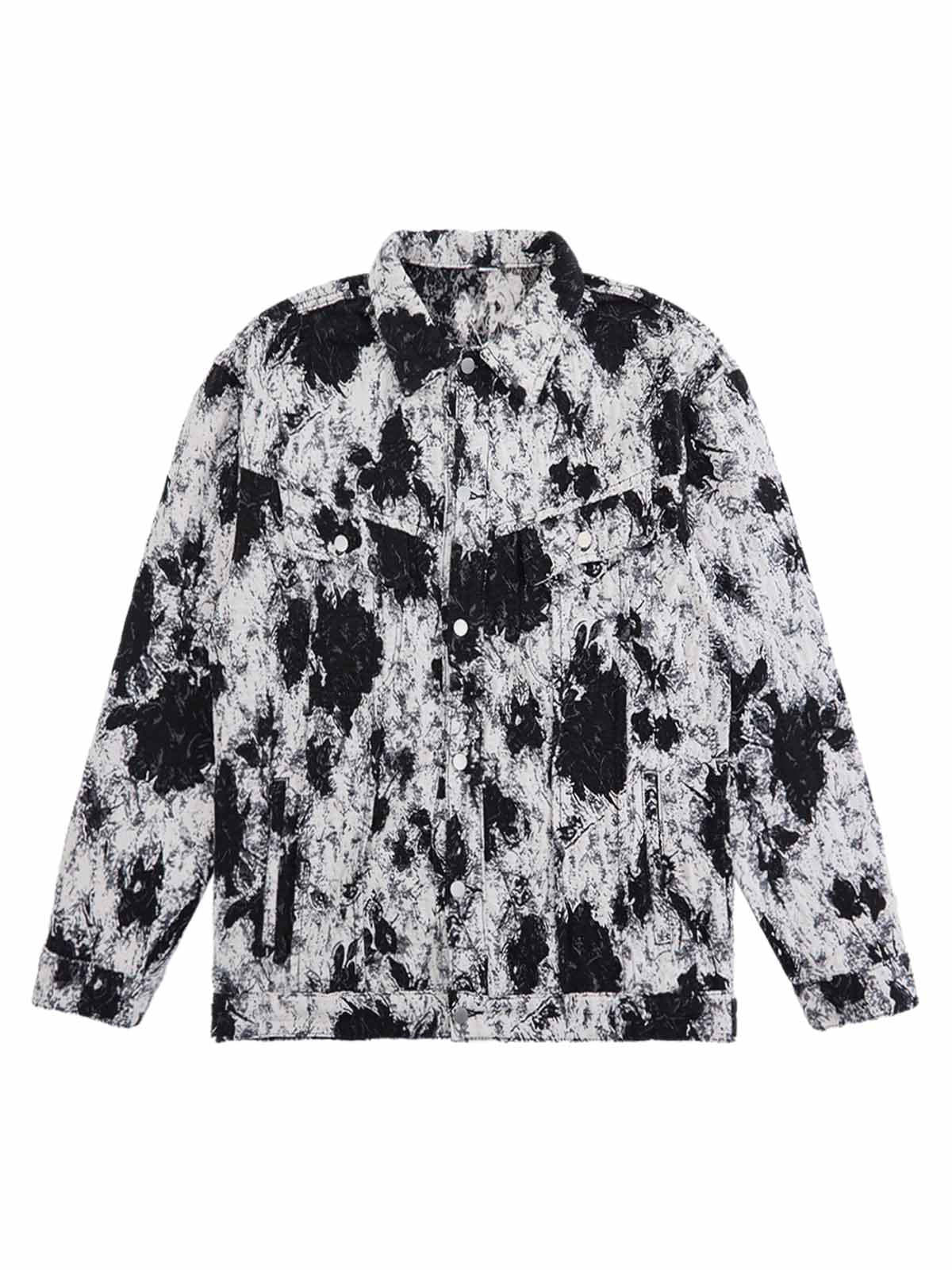 Jaqueta Pavtros Floral Contrast