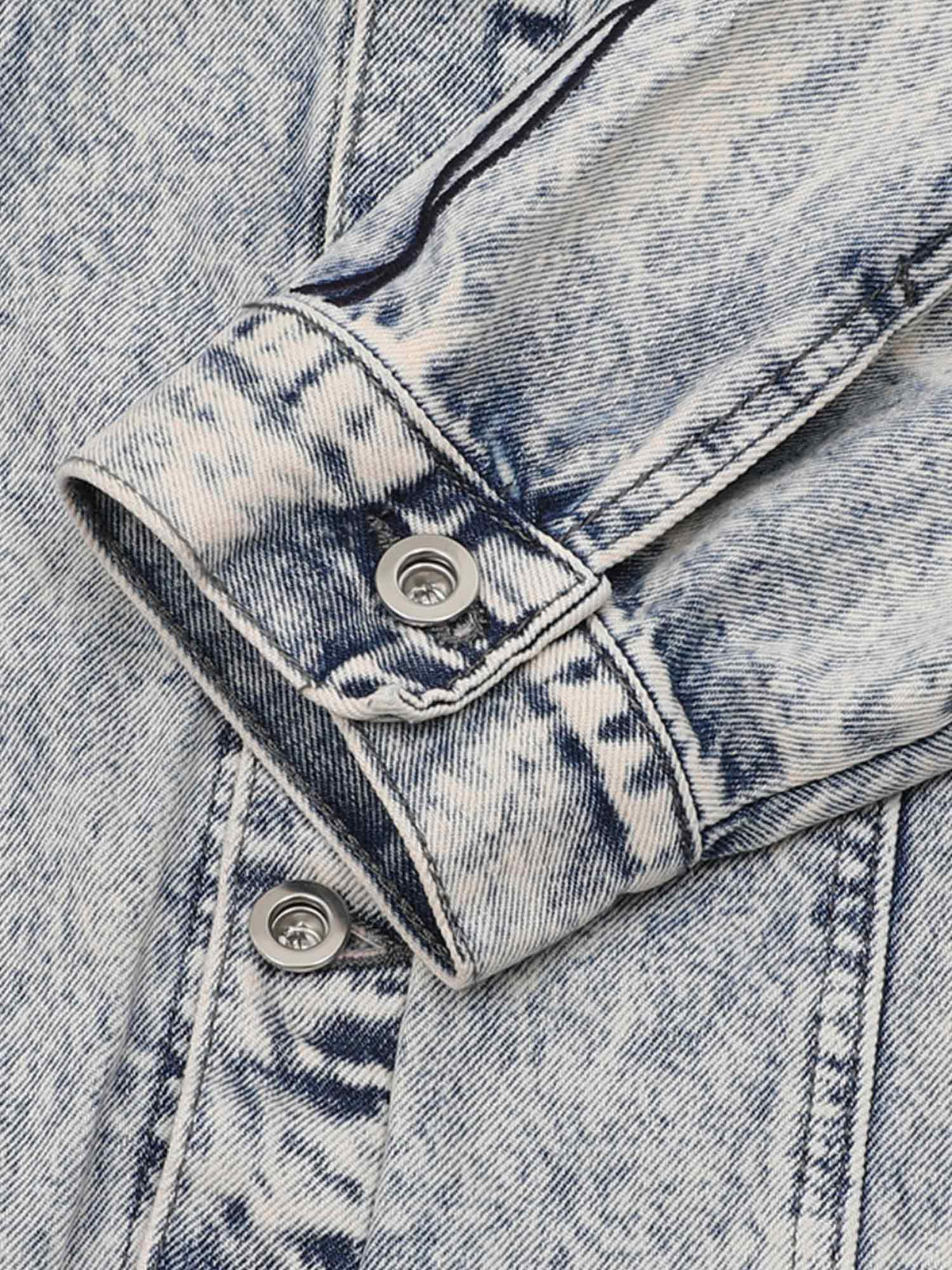 Jaqueta Pavtros Studios Barbed Wire Denim Jacket