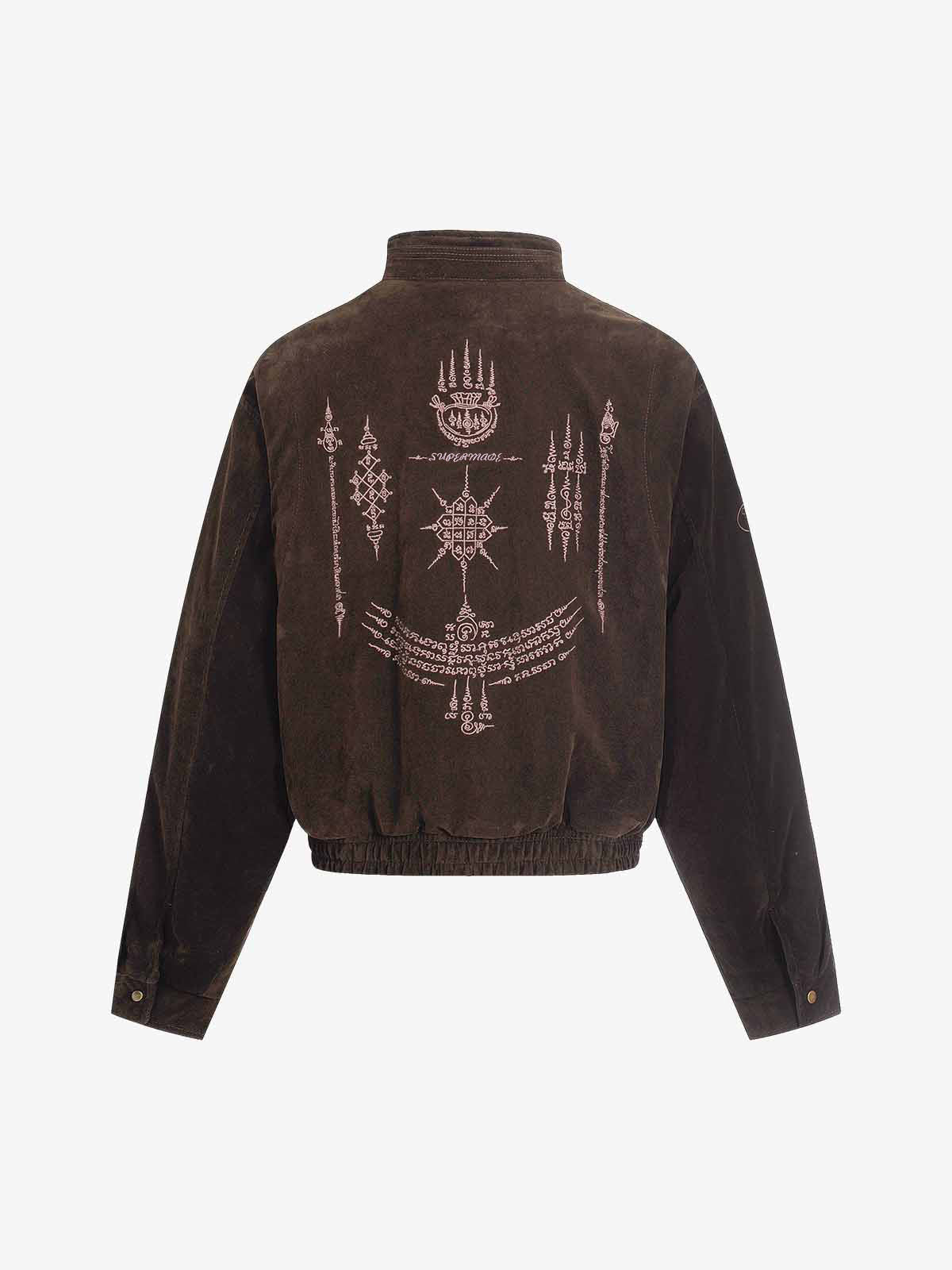 Jaqueta Pavtros Suede Embroidered