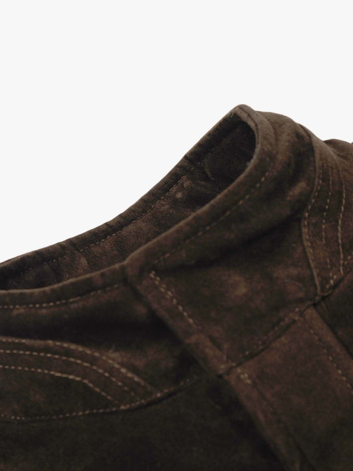 Jaqueta Pavtros Suede Embroidered