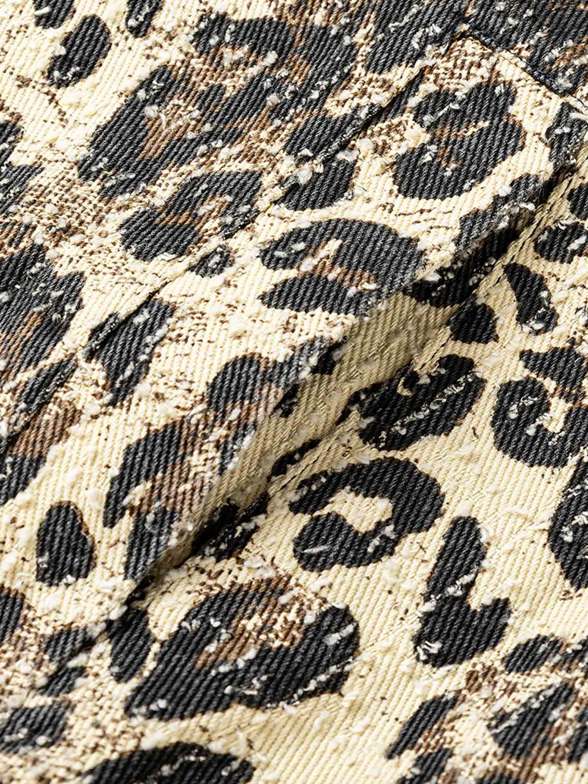 Jaqueta Pavtros Leopard Denim