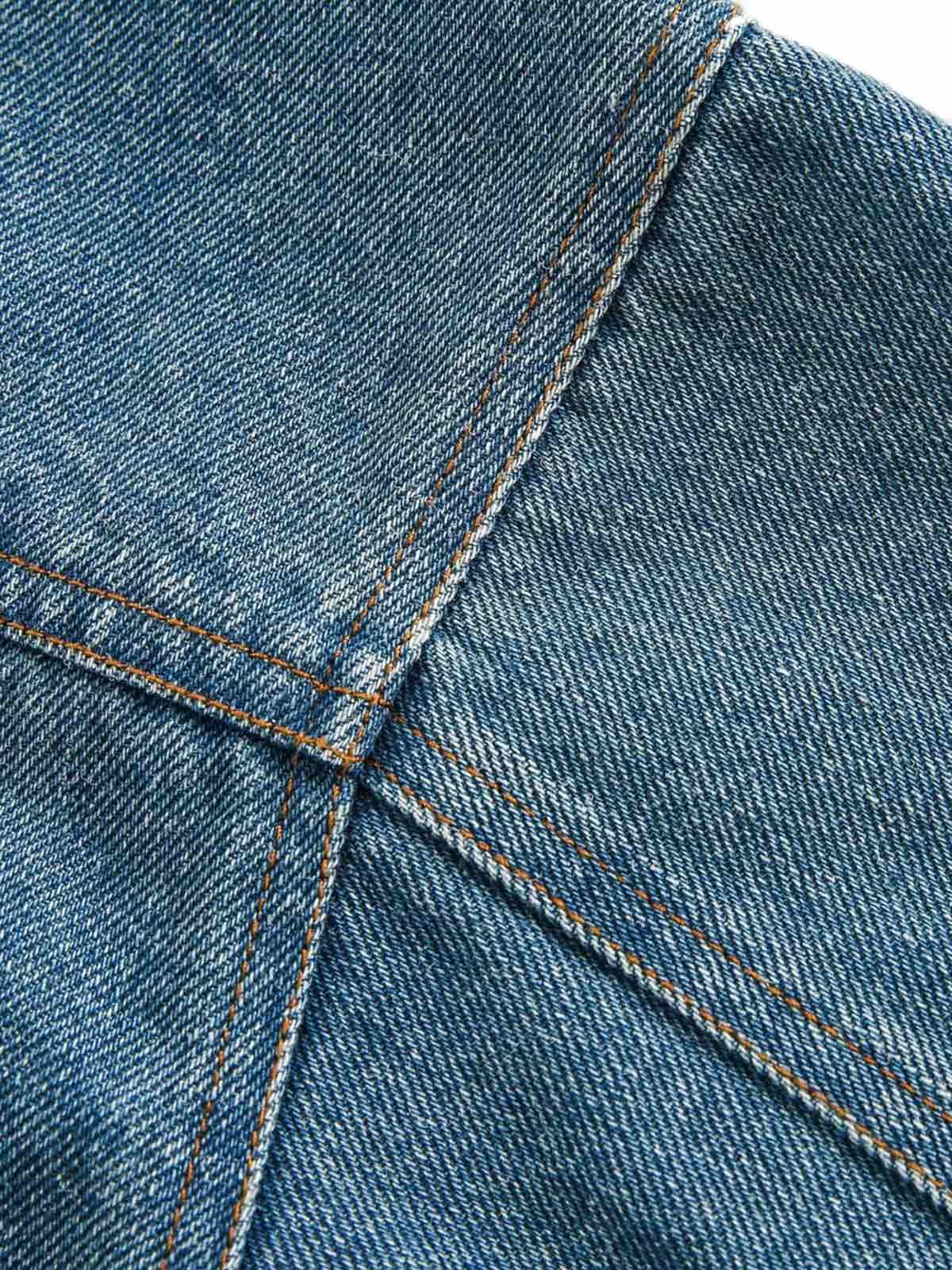 Jaqueta Pavtros Heavy Washed Denim Work