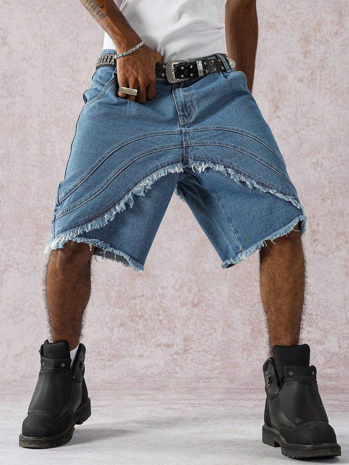 Short Pavtros Denim Jeans Aesthetic