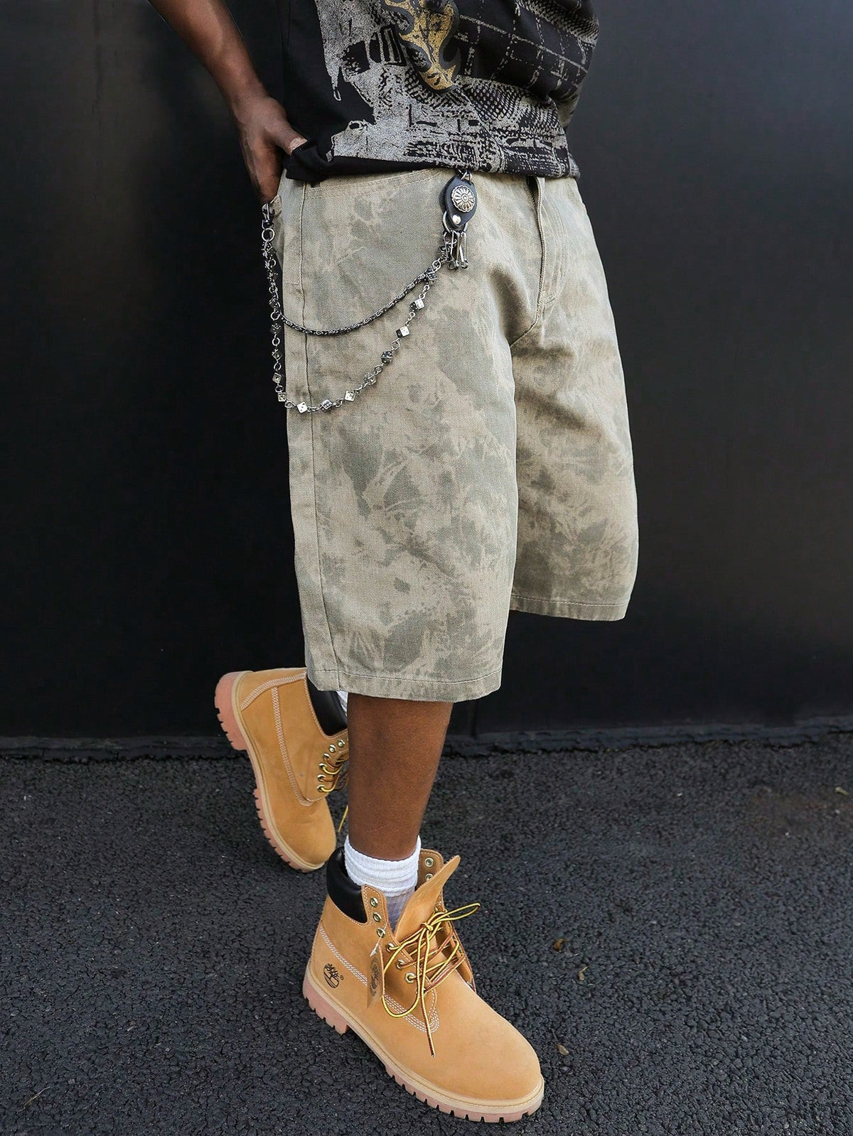 Short Pavtros Denim Camuflado Premium