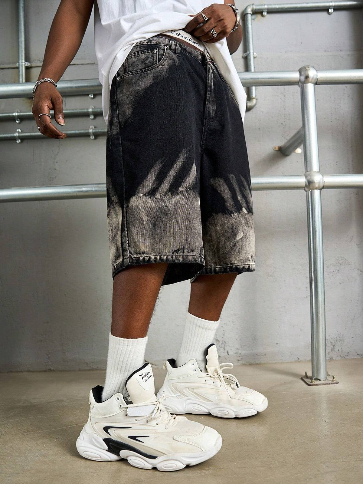 Short Pavtros Denim Black EMRG
