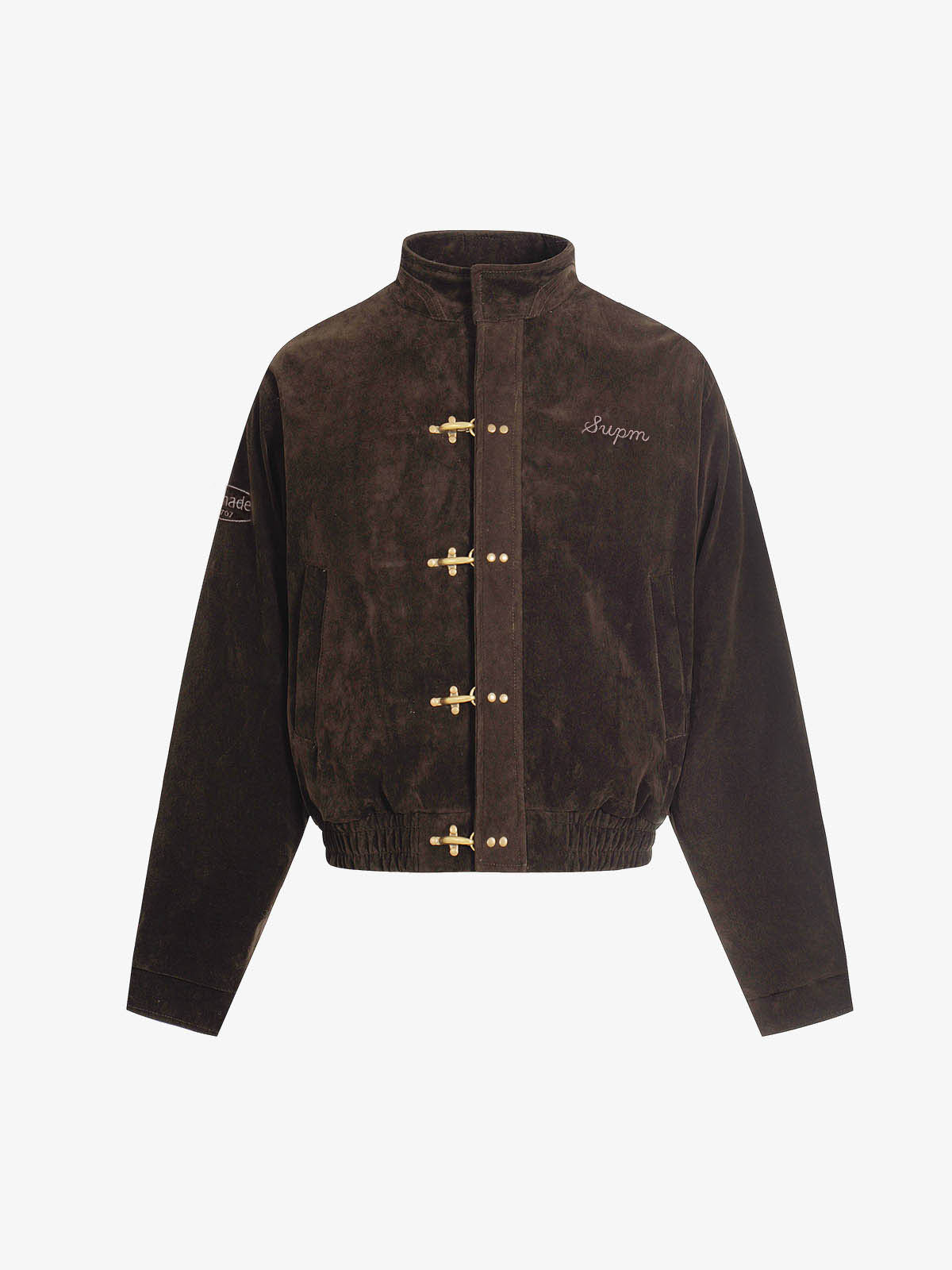 Jaqueta Pavtros Suede Embroidered