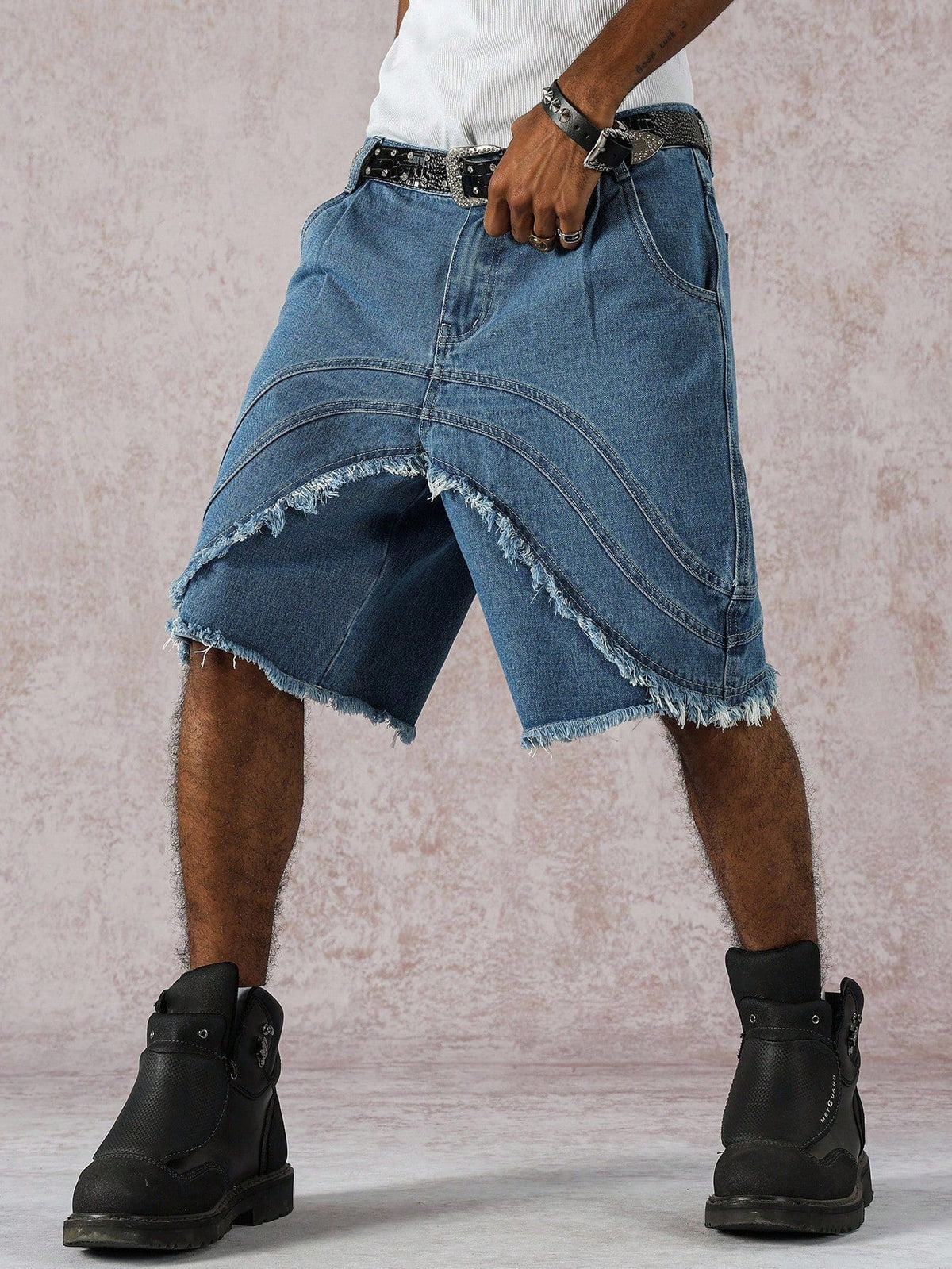 Short Pavtros Denim Jeans Aesthetic