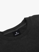 Camiseta Swavvy Flag Washed Black Oversized