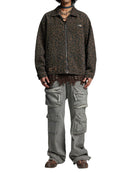 Jaqueta Swavvy Vintage Washed Cheetah