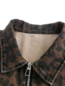 Jaqueta Swavvy Vintage Washed Cheetah