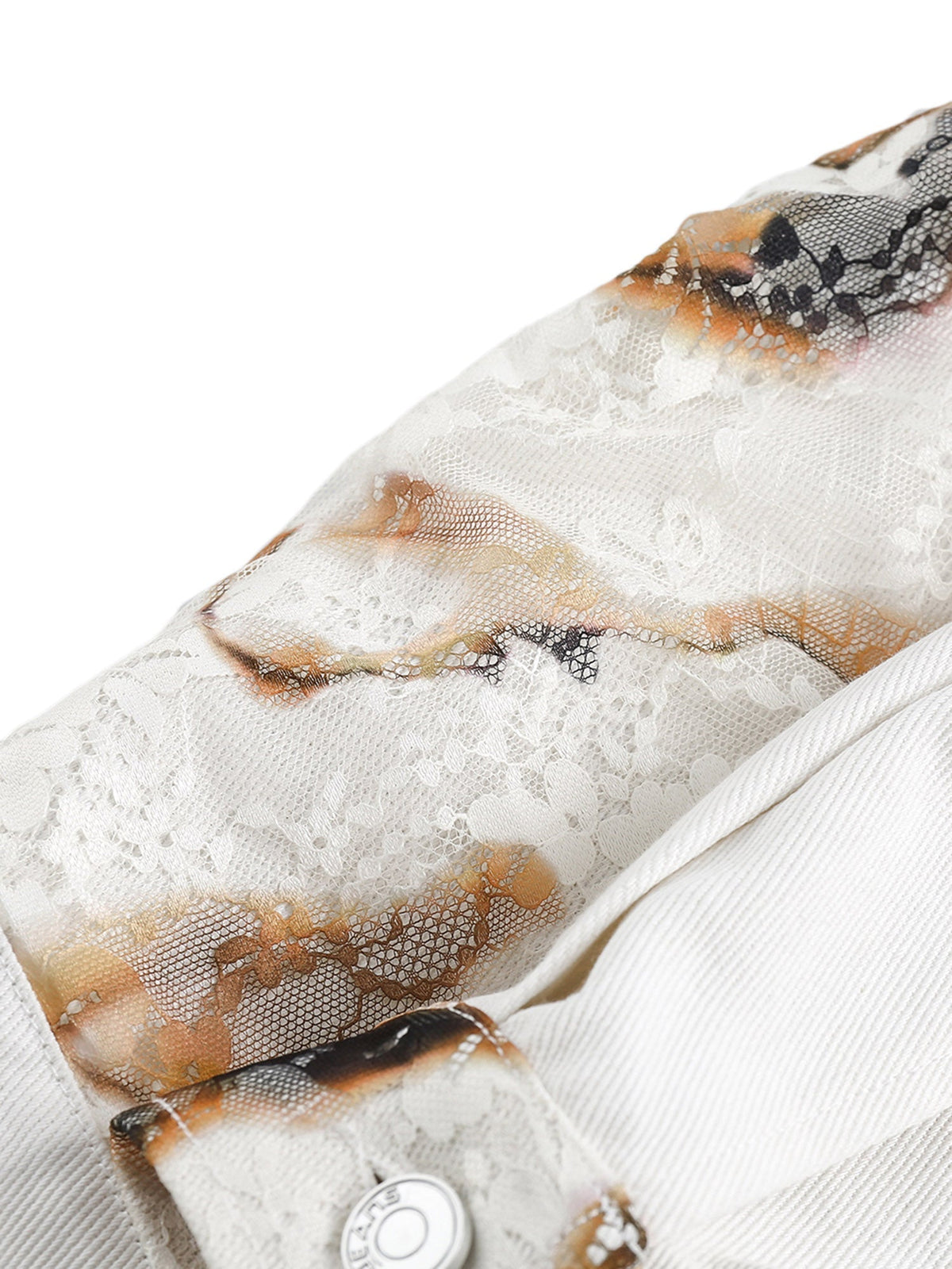 Jaqueta Pavtros Lace Patchwork