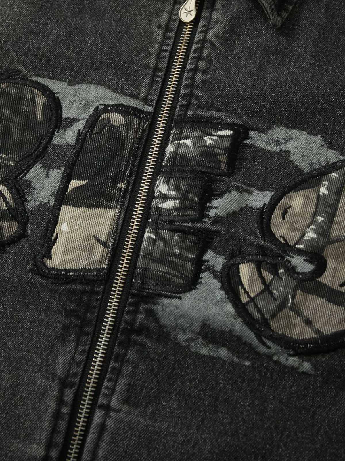Jaqueta Pavtros Wasteland Embroidered Rivet