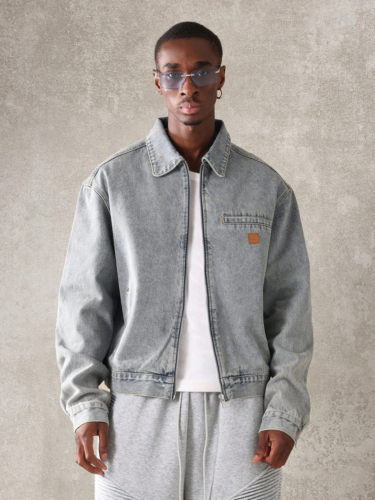 Jaqueta Pavtros Harrington Denim