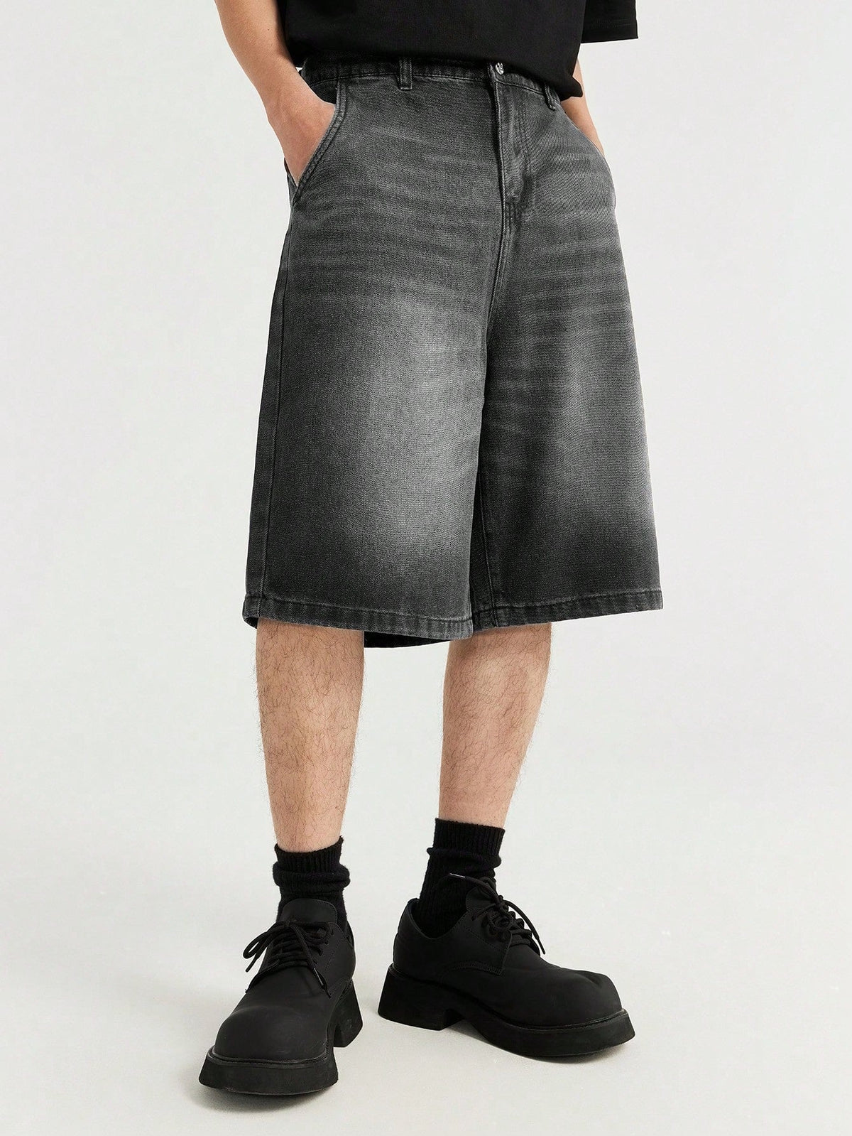 Short Pavtros Denim Lavada Diagonal