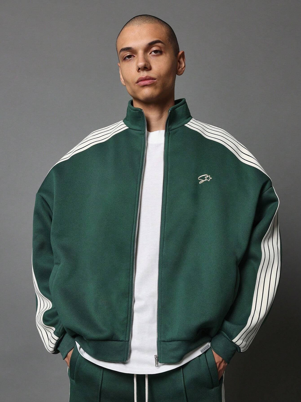 Conjunto Pavtros Vintage Varsity Track Co-Ord