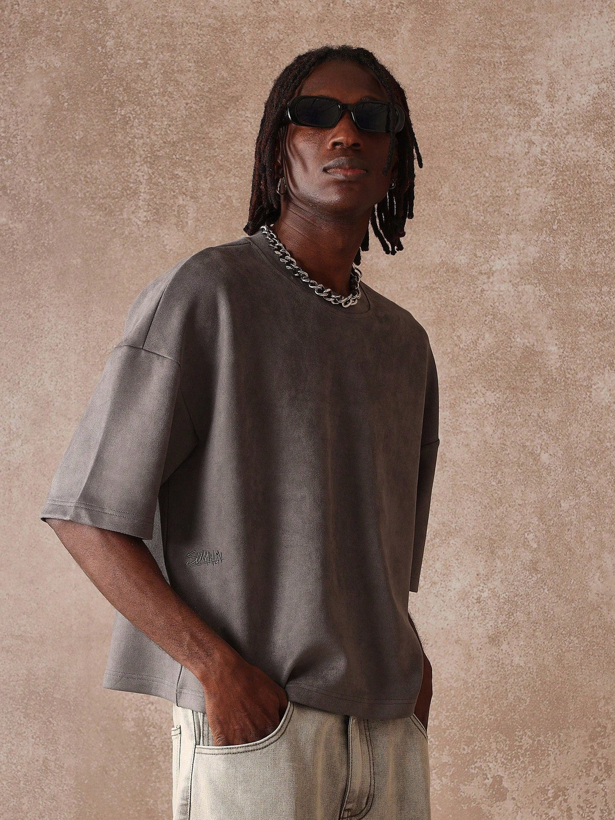 Camiseta Pavtros Veludo Boxy