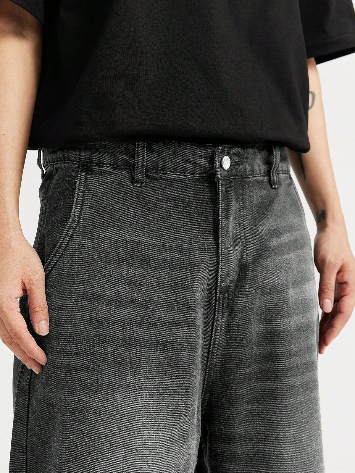 Short Pavtros Denim Lavada Diagonal