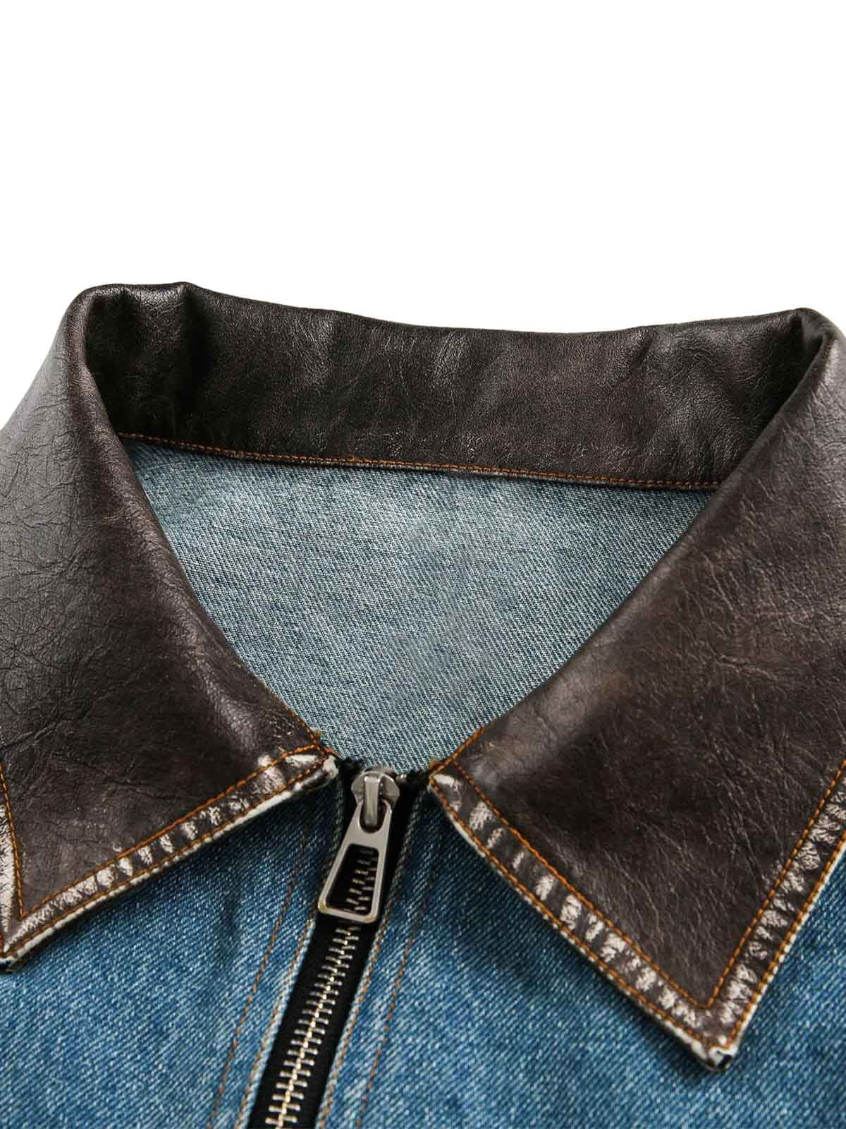 Jaqueta Pavtros Heavy Washed Denim Work