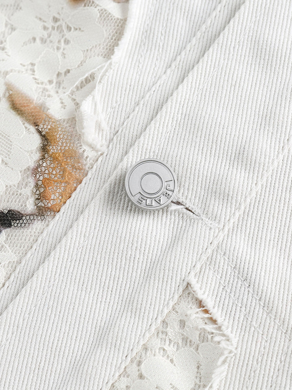 Jaqueta Pavtros Lace Patchwork