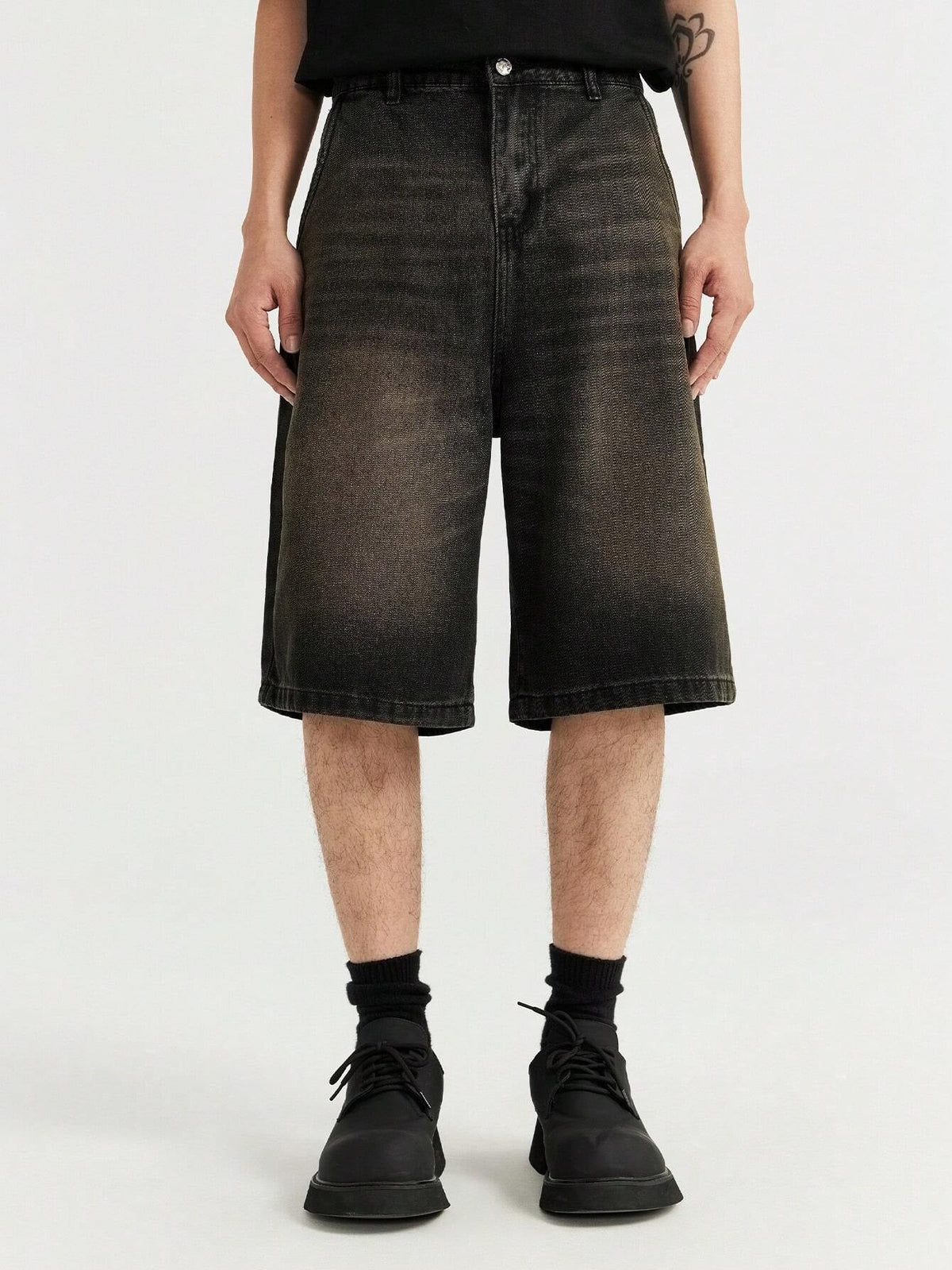 Short Pavtros Denim Lavada Diagonal