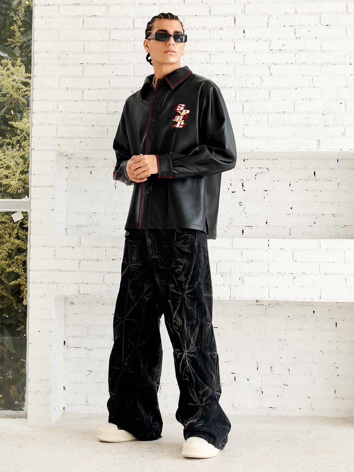 Calça Pavtros Pleated Baggy