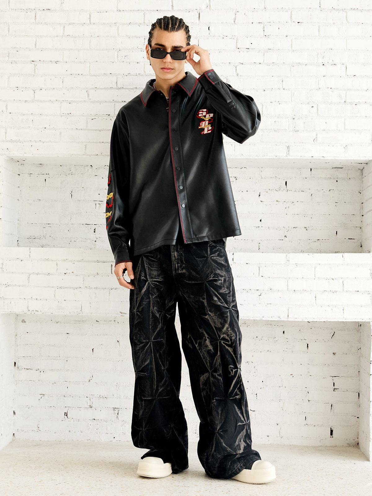 Calça Pavtros Pleated Baggy