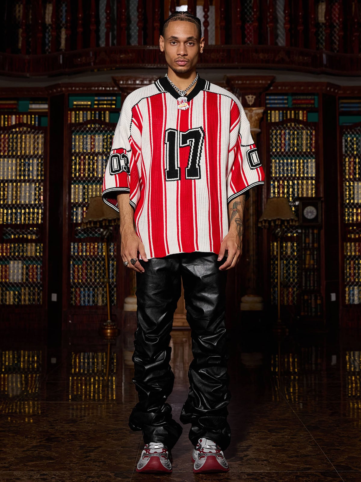 Camiseta Pavtros Studios Knit Football Jersey
