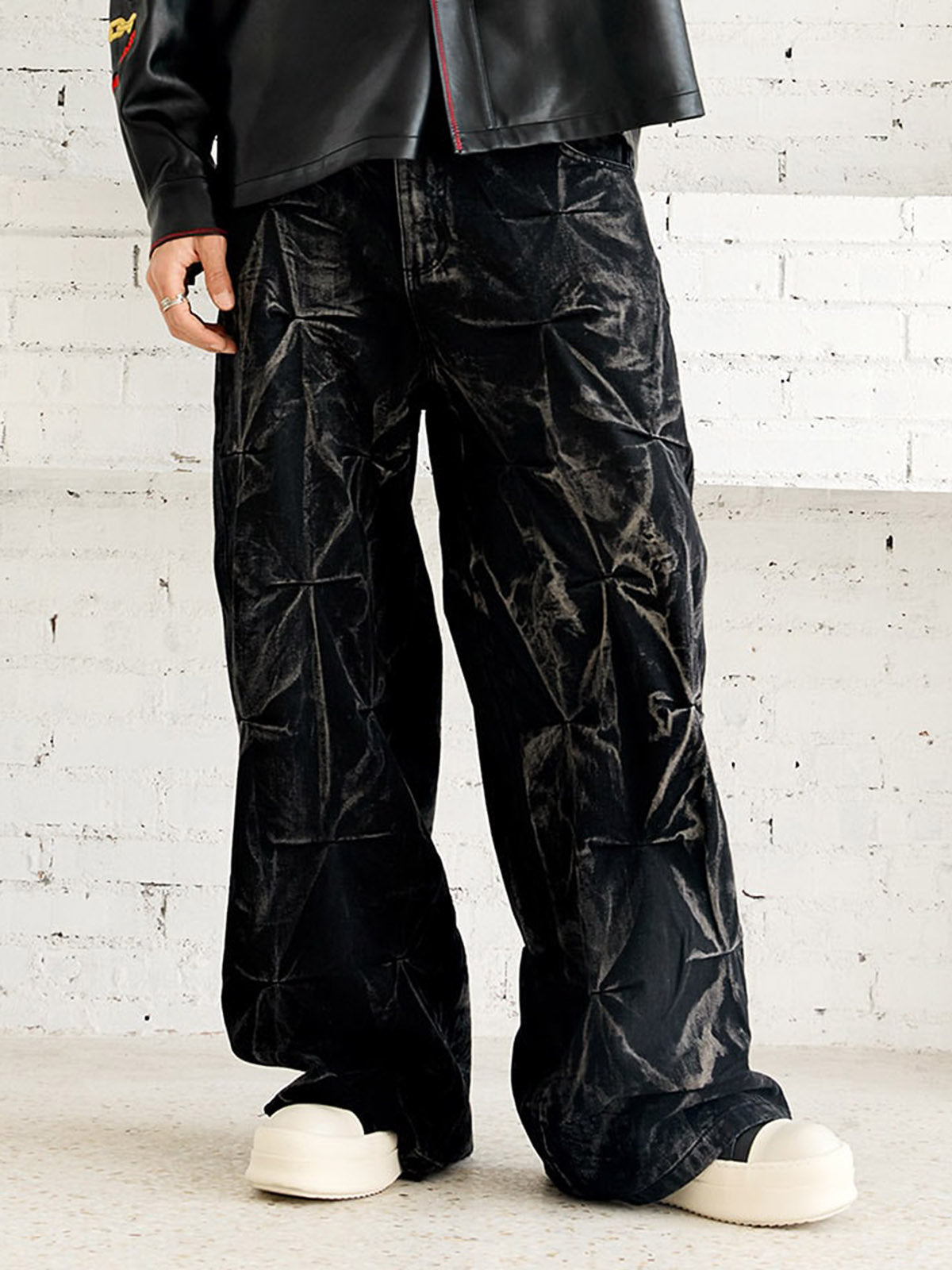 Calça Pavtros Pleated Baggy