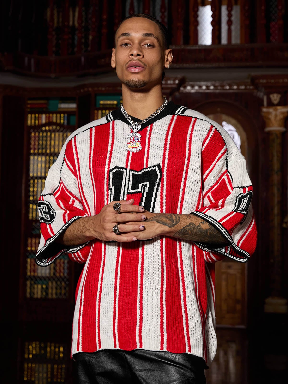 Camiseta Pavtros Studios Knit Football Jersey