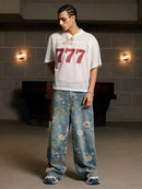 Camiseta Swavvy Jersey Letter 777
