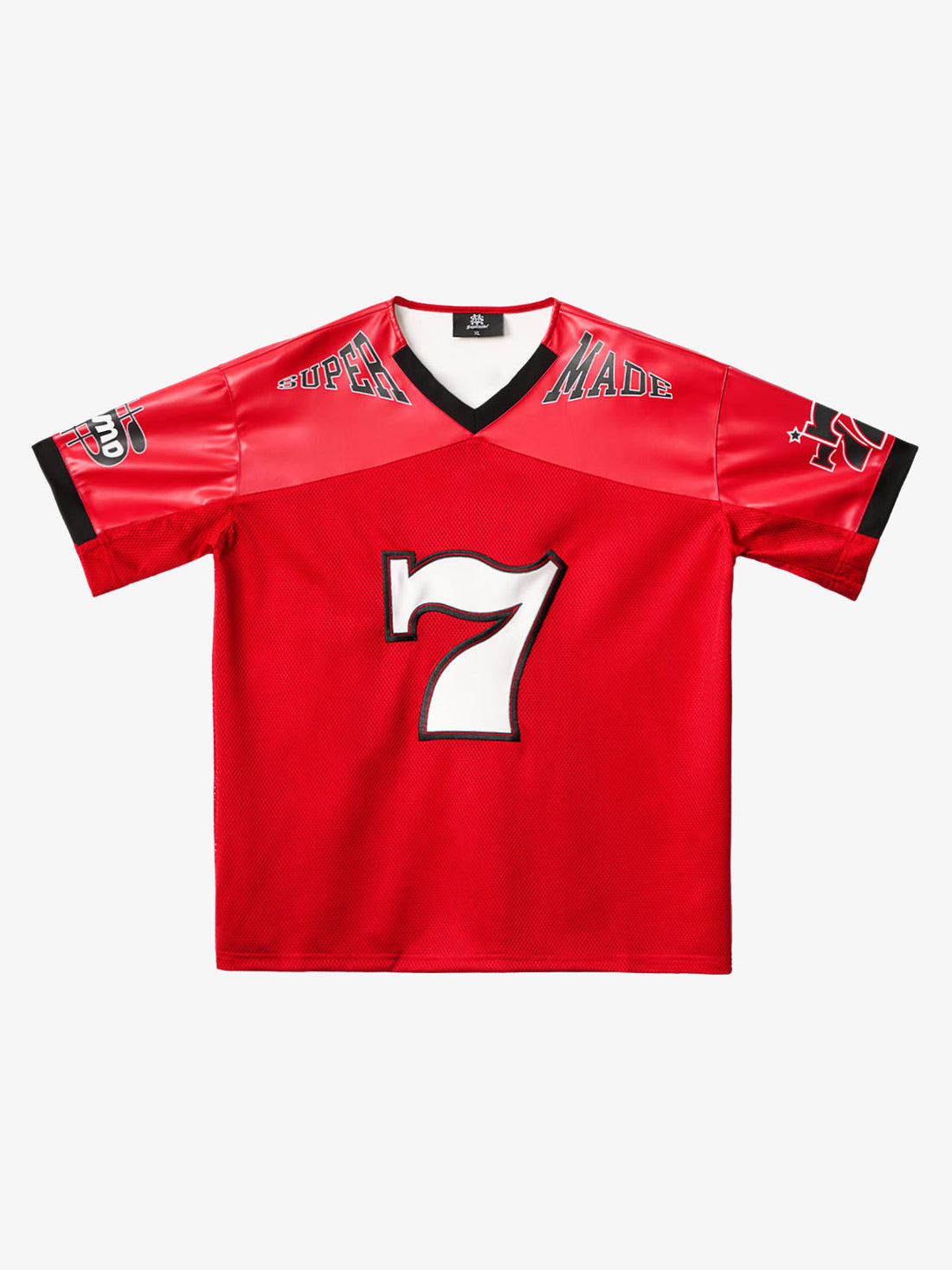 Camiseta Swavvy Studios Red Retro Jersey Oversized