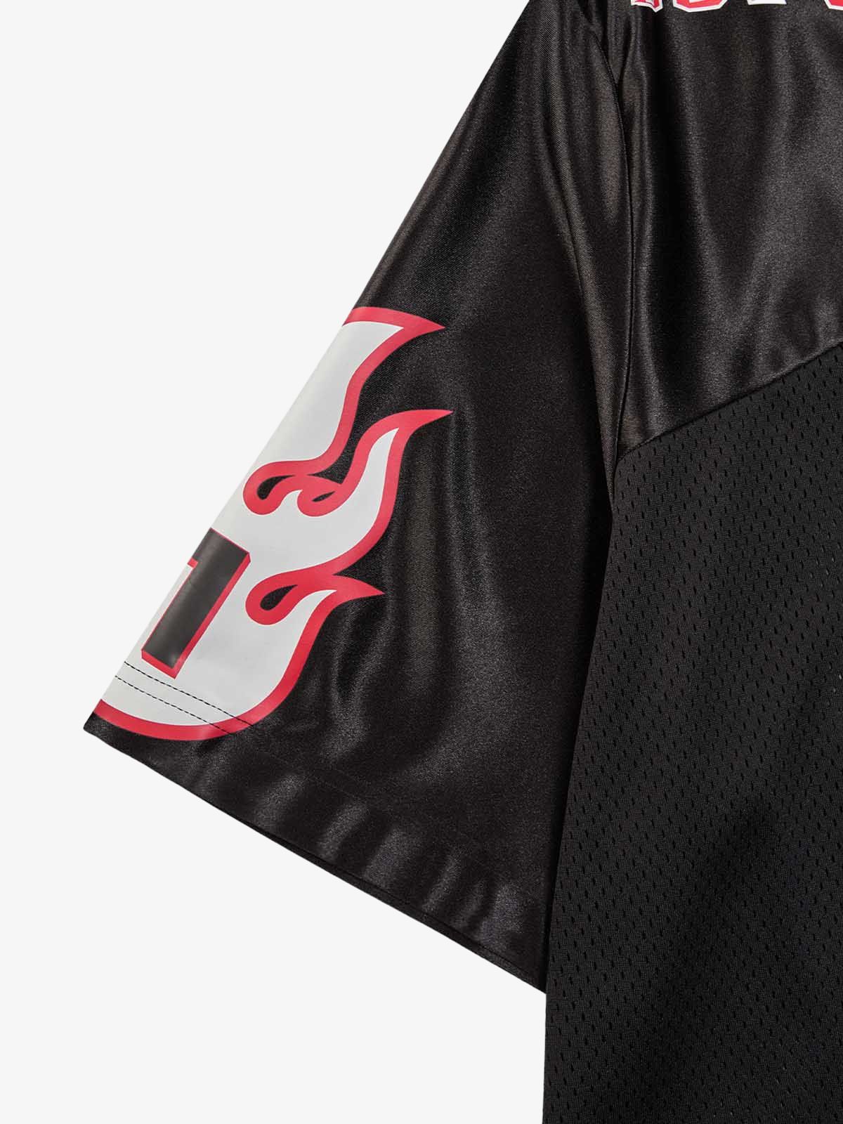 Camiseta Pavtros Studios Black Retro Jersey Oversized